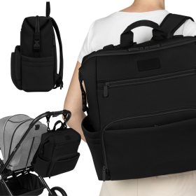 Lionelo LO-CUBE ČRNA torba za organizatorje vozičkov