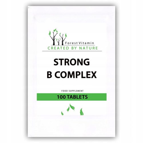 FOREST VITAMIN Strong B Complex - Močan kompleks vitaminov B za izboljšanje splošnega počutja (250 tablet)