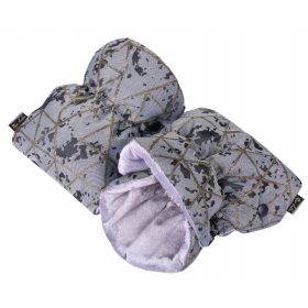 Mio Bebe MUFKE plišaste rokavice za VOZIČEK, trikotniki