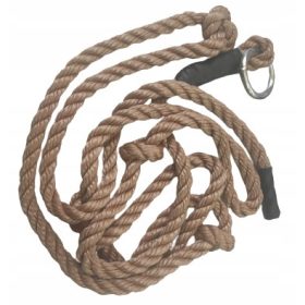   PLEZALNA VRV ZA STEN Z 4 VOZLI 2,4 m | Visokokakovostna plezalna vrv za otroke, primerna za domačo uporabo. Izdelana iz trpežnega polipropilena, odpornega na vremenske vplive in UV sevanje. Vključuje 