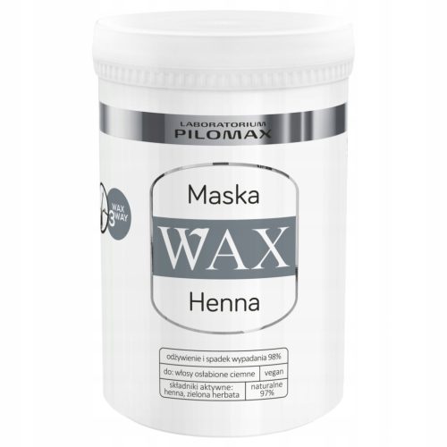 Henna Wax NaturClassic Maska za temne neobdelane lase in lasišče, 480ml