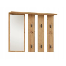 Viseče stojalo z lamelirano ploščo TopEshop artisan hrast