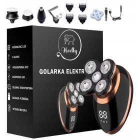 Golarka za moške 5v1 za glavo in brado HEELLY