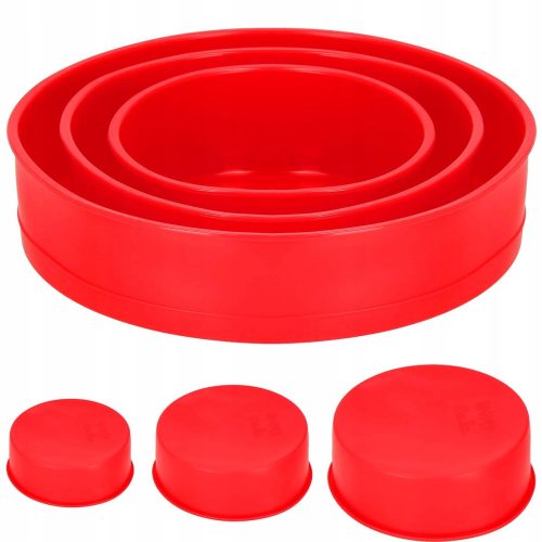 Silikonski set oblikov za torte Springos, premer 25 cm