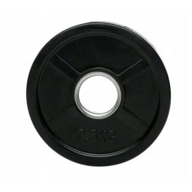   Gumirano utež z 2,5 kg kovinskim obročem za olimpijski trening moči