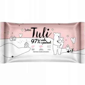 LUBA Tuli Vlažni robčki Panthenol za otroke, 60 kosov