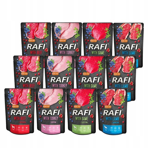 RAFI Mokra hrana za pse Dolina Noteci Beef 300g