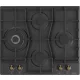  Gorenje GW6D42CLB Retro plinska kuhalna plošča z litoželezno rešetko