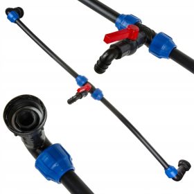   Razdelilnik dveh rezervoarjev Mauzer S60x6 IBC, trojnik z ventilom PCV 1" cev HDPE 32mm