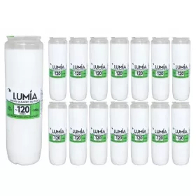 Oljni vložek za sveče LUMIA, 340 g, 120 ur, SET 15