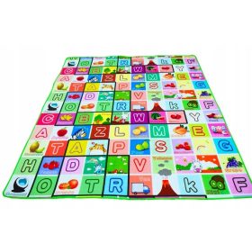   Mega dvostranska izobraževalna penasta podloga abeceda 200x180cm