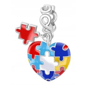 CHARMS srce sestavljanke srebrno s925