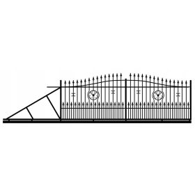 Vrhunska drsna vrata STEFAN PLUS, kovana Mat-Met