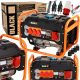 Močan trifazni bencinski generator Kraft&Dele 3500 W