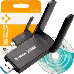 AC1300 USB WiFi Adapter z Antenami 1300Mbps 5GHz