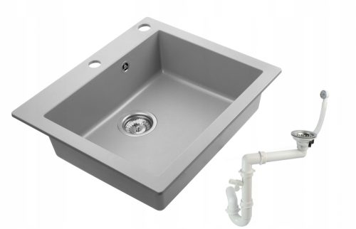 Zlewozmywak Moderno Annie 60, beli granit
