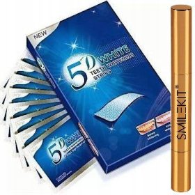 3D Bright 5D White trakovi za beljenje zob 14 kosov