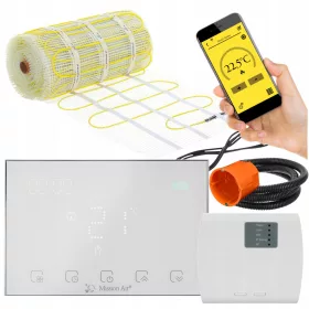    Mission Air grelna preproga za ploščice MA-160W/m² 5m² WiFi