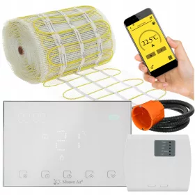    Mission Air grelna preproga za ploščice MA-160W/m² 18m² WiFi