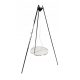  Kromirana rešetka Tripod za vrtni žar 60 cm