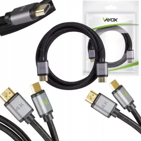  HDMI - HDMI Slim 2.0 4K kabel 3m VA0009-3 VAYOX