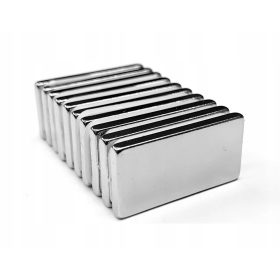 Mocni Neodim Magnetni Magneti 50x20x5 mm - Set 10 kosov