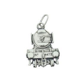 Srebrna lokomotiva 0,925 srebra, sprednji del železnice