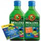 2 x Möller’s Norveško olje iz jeter trske z okusom sadja + brezplačna otroška barvanka!