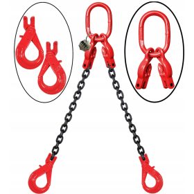   ZAKLEPAJUČE VERIGE 2C 1,6T 3M S ČLENI IN VARNOSTNIMI KAVLJI