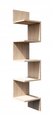  Regal lamelirana plošča Top Wood pohištvo 25 x 25 cm sonoma hrast