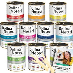   DOLINA NOTECI Premium Mokra hrana za pse Mix 400g X 10 KOS + E-KNJIGA ZA PSA