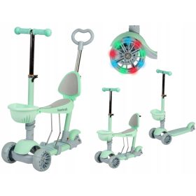   Trikolesni ravnotežni skuter za otroke s LED svetlobnimi kolesi