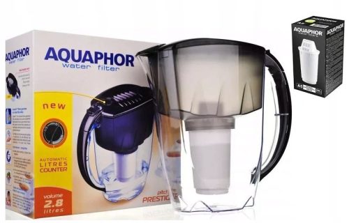  Aquaphor Prestige filter vrč 2,8 l, črn
