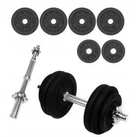 Hantla iz litega železa SportForFun 1x15 kg
