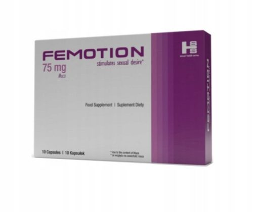 Femotion Tablete za Libido in Močnejše Orgazme za Ženske - 10 Kapsul v Pakiranju