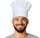 Gastronomska kuharska kapa Bela Chef, univerzalna velikost
