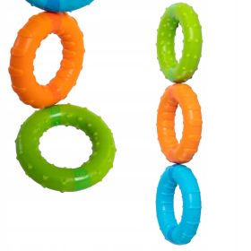  Večbarvno gumijasto grizalo Fat Brain Toys