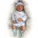 Lutka ww5790 46 cm Reborn Baby Silicone Boys Waterproof 46 cm