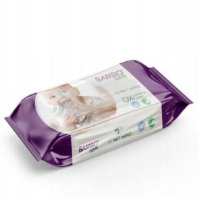 Vlažilni robčki ABENA Bambo Nature 80 kosov