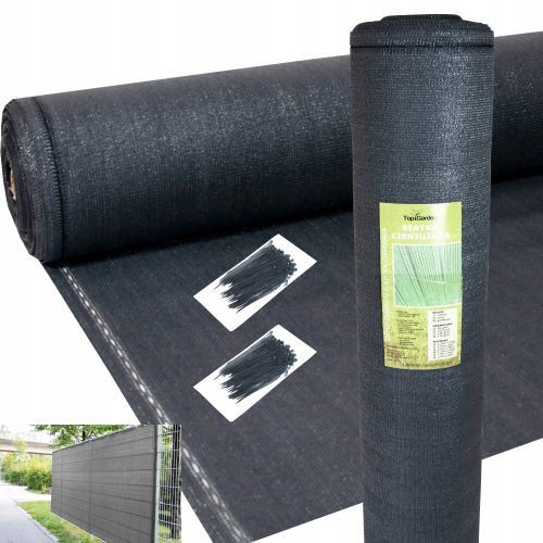 Senčna mreža LUX - 1,5 x 50 m - 90% zatemnitev - grafit