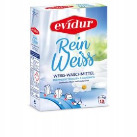   Belilni prašek Evidur Pure White za pranje belih tkanin, 600 g