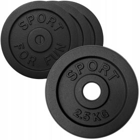 ELEZNA UTEŽ 4x2,5kg SET 10kg plošča 28mm