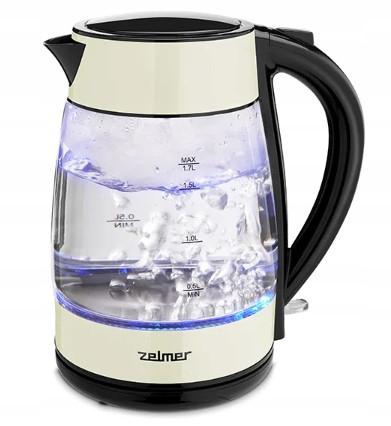 Zelmer ZCK8011I grelnik vode STRIX 1,7L bež/rjava