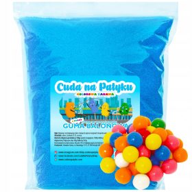   Sladkorna Vata Čudeži na Palčki Bubble Gum Sladkor 1 KG S Modra