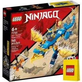   LEGO NINJAGO Jayev gromoviti zmaj EVO 71760 + LEGO papirnata vrečka