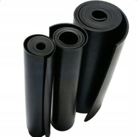   KKM EPDM gumijasta plošča za tesnila, debelina 5mm, dimenzije 120cm x 83cm, črna