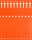 Tyvek etikete 12,7x220mm 2500 kosov oranžne