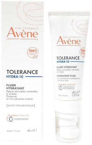 Vlažilni fluid AVENE TOLERANCE HYDRA-10 za vse tipe kože, 40 ml