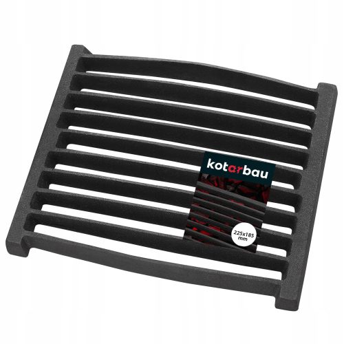 Kotarbau 2860 litoželezna rešetka za kuhinjski kotel kamin 225x185 mm