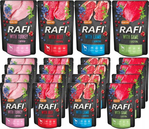 RAFI HRANA ZA PSE VREČKA MEŠANICA OKUSOV 20x300G